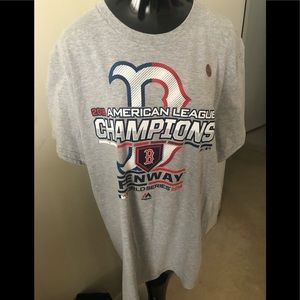 Majestic BOSTON NWT Red Sox SZ L T-Shirt
